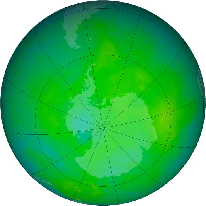 Ozone Map 1981-12-07